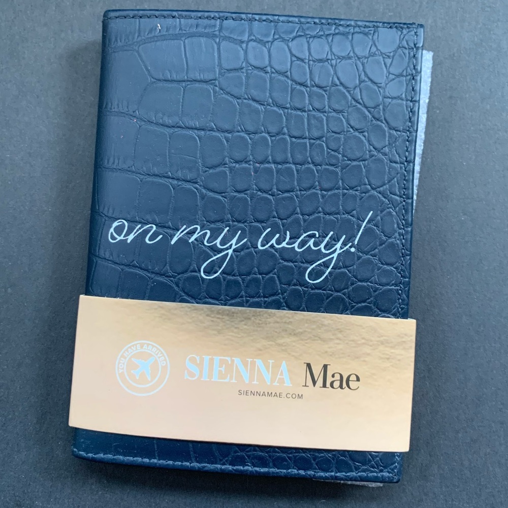 New Sienna Mae Dark Blue Passport Holder